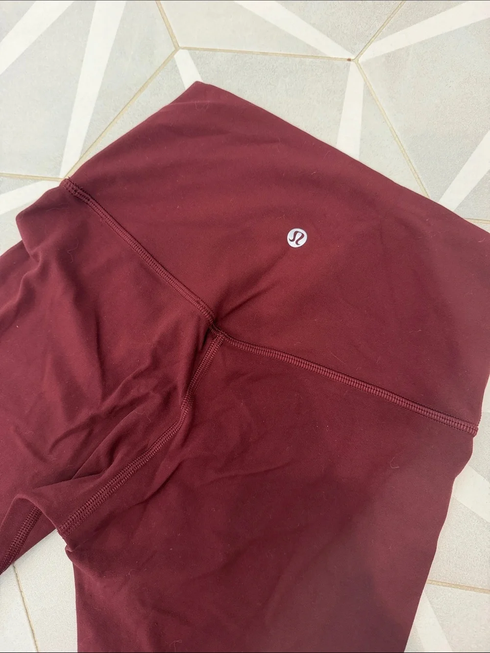 lululemon athletica Women Burgundy Align Leggings Regular Length
